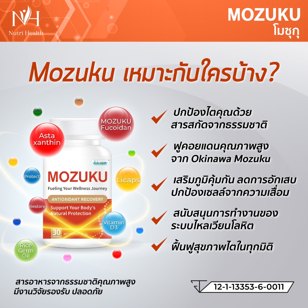 mozuku เหมาะกับใครบ้าง